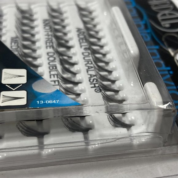 Ardell Lashes Double Individuals Knot Free Double Flares Medium Black Duralash - Picture 12 of 13